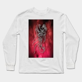 Wolf Knight: Red Long Sleeve T-Shirt